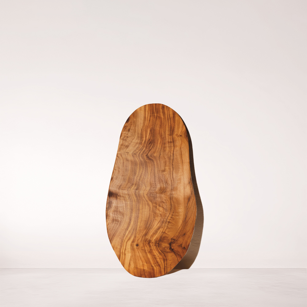 Planche en bois d'olivier