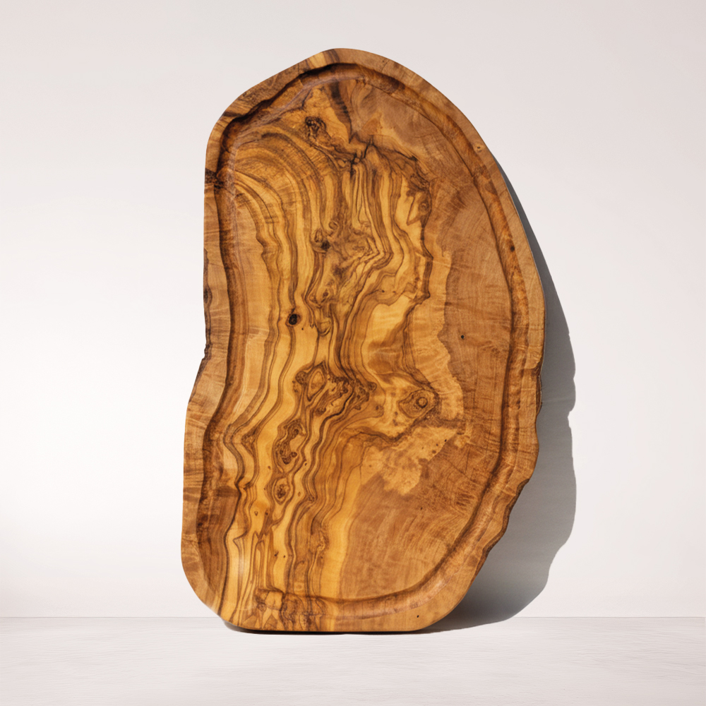 Planche en bois d'olivier