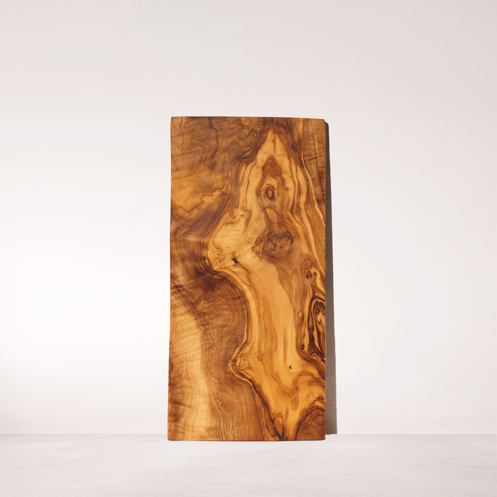 Planche en bois d'olivier