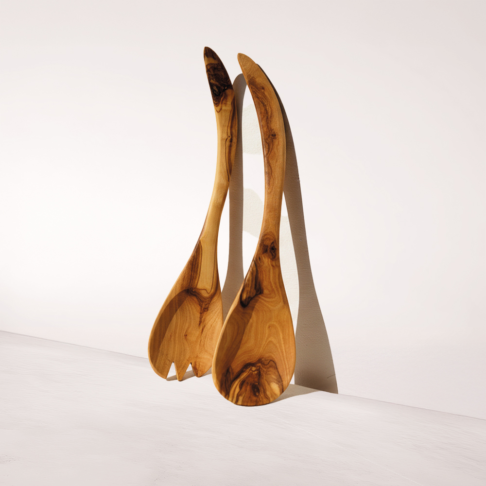 Couverts en bois d'olivier